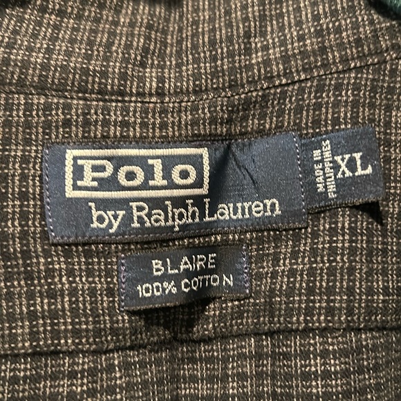 Polo by Ralph Lauren Plaid Shirt Button Down Long Sleeve Excellent size XL - Picture 5 of 9